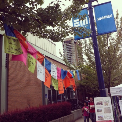 @westendbia: “The makings of a #westendquilt. #carfreeday #westendyvr”