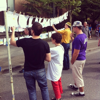 @westendbia: “And the judging of the West End Youth Art