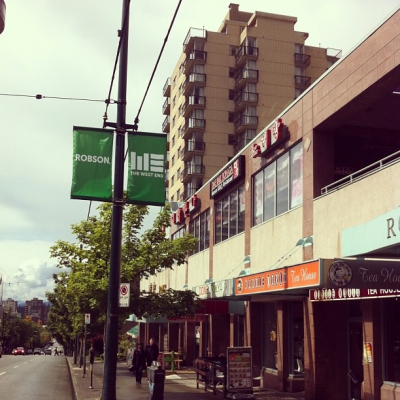 @westendbia: “Our new banners are up along #RobsonStreet! What do