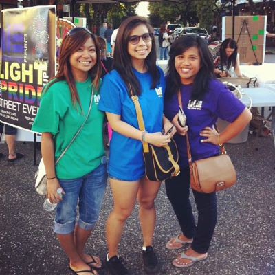 @westendbia: “West End Street Teamers Joanne, Gian and Anne at