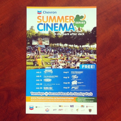 @westendbia: “The Chevron Summer Cinema Series launches tonight in Stanley
