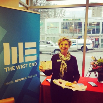 @westendbia: “West End BIA Board Member Mary Phelps was spreading