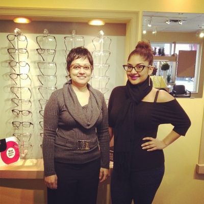 @westendbia: “Azra and Raisa at Abasa Optical invite you in