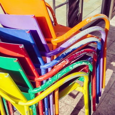 @westendbia: “Loving this splash of colour on the @FountainHeadVan’s patio!