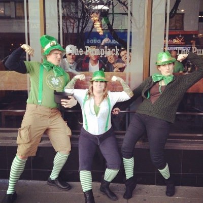 @westendbia: “Getting closer, getting closer! #westendrainbow #westendyvr #davievillage #stpatricksday”