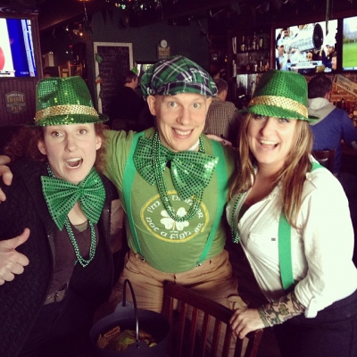 @westendbia: “Fiddle-dee-dee! We’ve spotted the @QueerImprov leprechauns at @ShamrockAlley! Follow