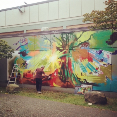 @westendbia: “West End artist Steve Hornung is working on a