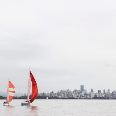 @westendbia: “Sailing around the bay on a grey Summer’s day.