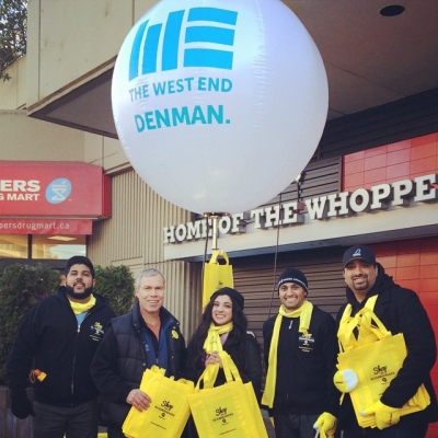 @westendbia: “Our Executive Director Stephen Regan is street teaming with