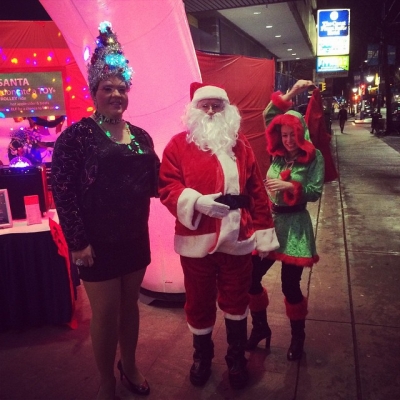 @westendbia: “Santa and Mrs. Drag Claus (aka @AmandaPushawn) are at