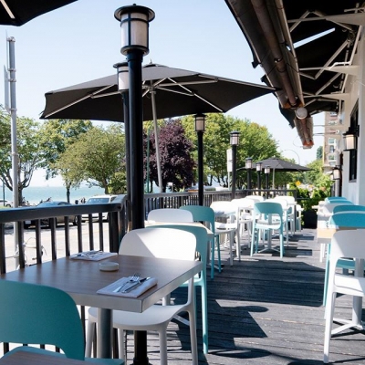 @westendbia: “With a million dollar view the @beachbaycafepatio has you