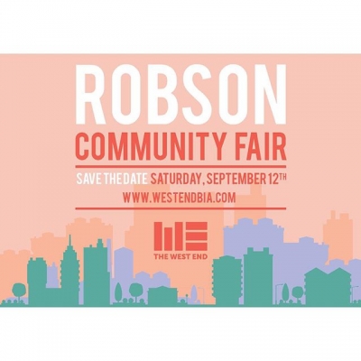@westendbia: “Save the date, West Enders! The Robson Community Fair