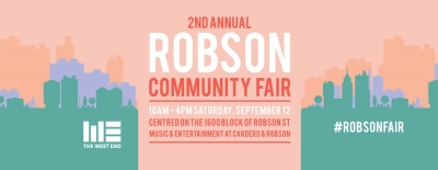 Robson Community Fair is September 12