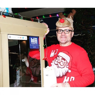 @westendbia: “John Merzetti is collecting funds for the @vanfoodbank tonight