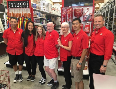 @westendbia: “It’s opening day at Davie Village Home Hardware! Stop