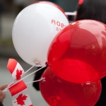 Canada Day on Robson Street